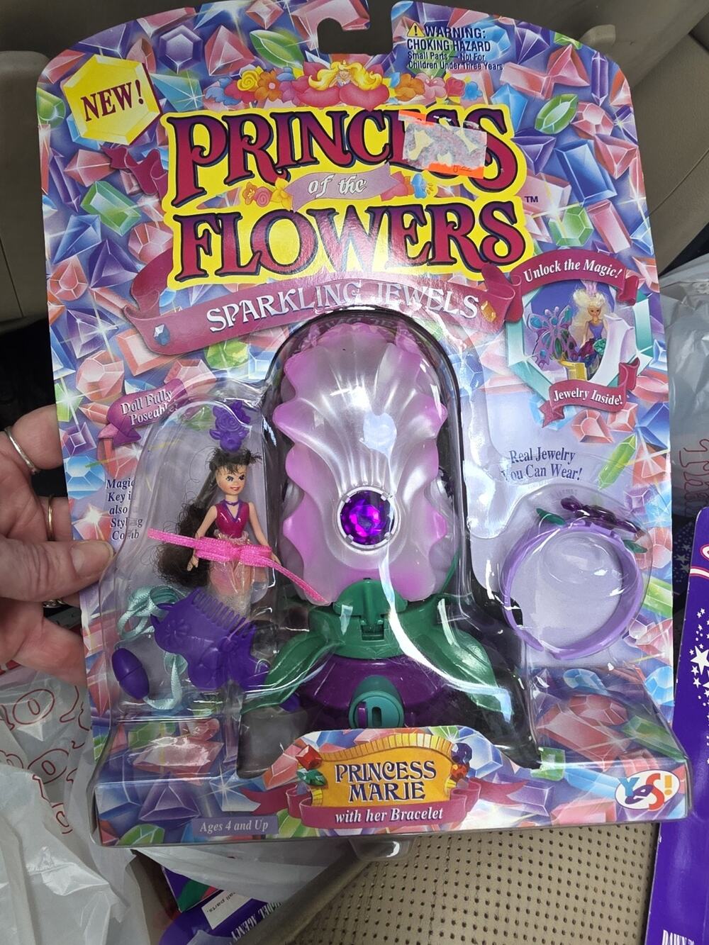 Vintage 1995 Yes Princess of the Flowers Fairies Marie with Bracelet NOS New
